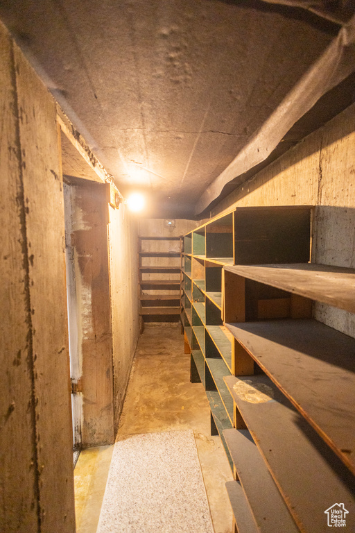 View of storage room