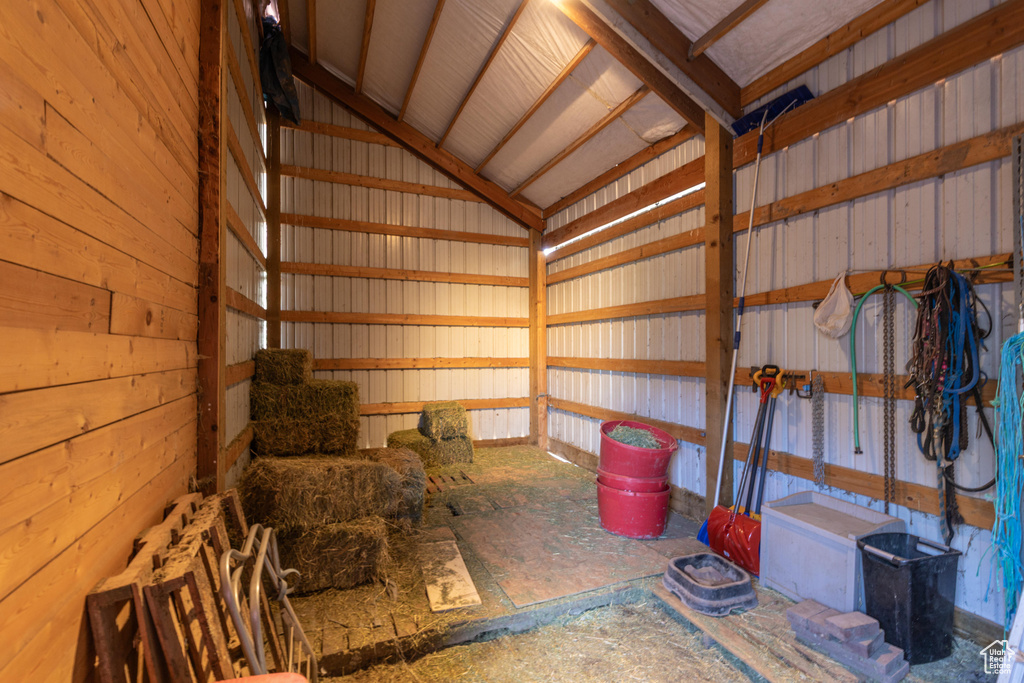 View of storage area