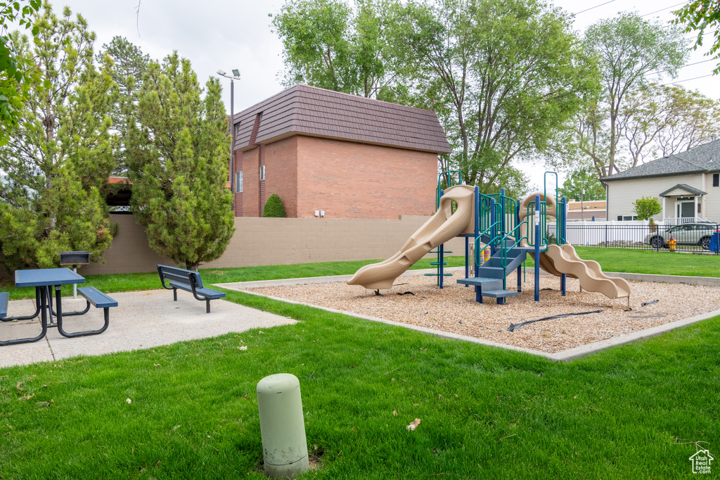 View of community playground