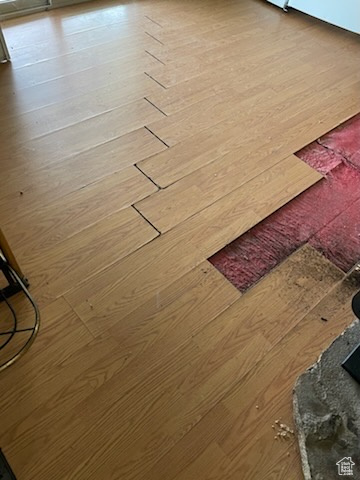 Detailed view of wood finished floors