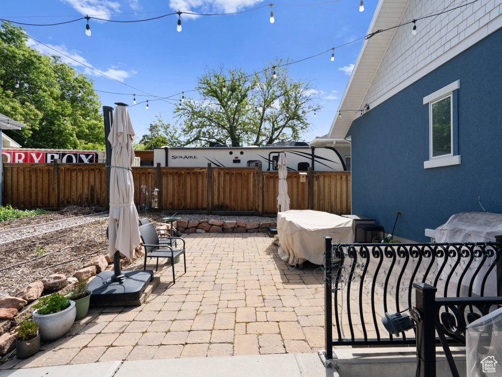 View of patio