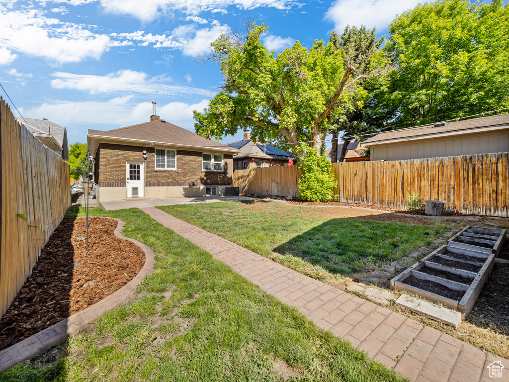 View of yard featuring a patio area