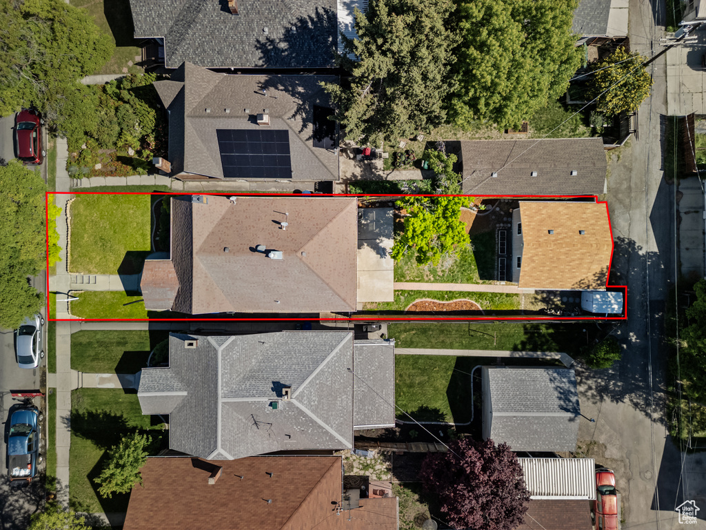 View of property location featuring property parcel outlined