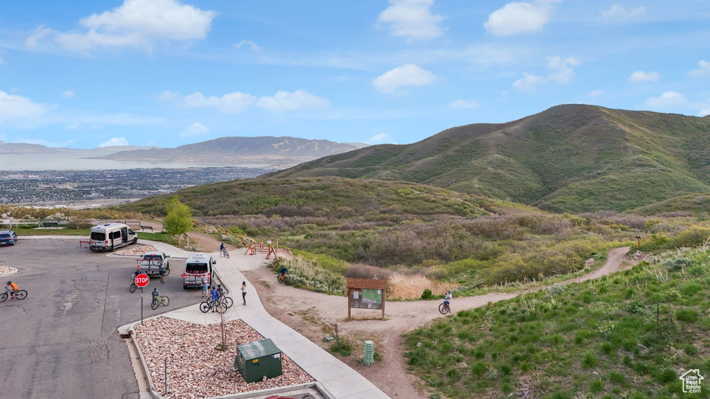 View of mountain backdrop