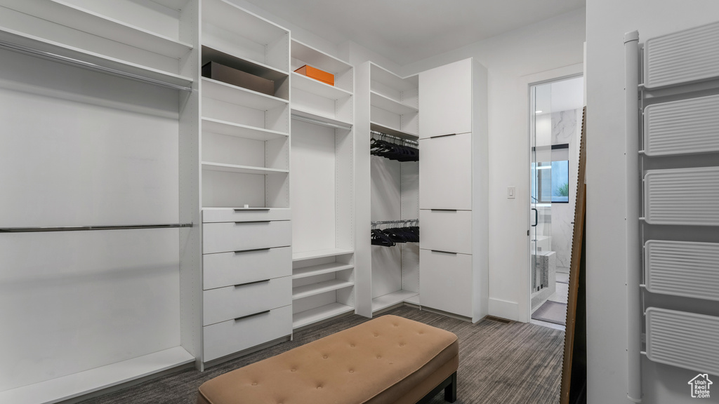 View of spacious closet