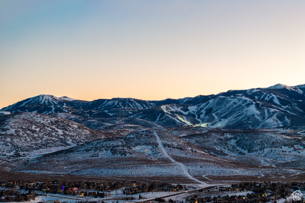 View of mountain background