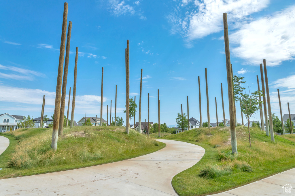 Surrounding community with a residential view