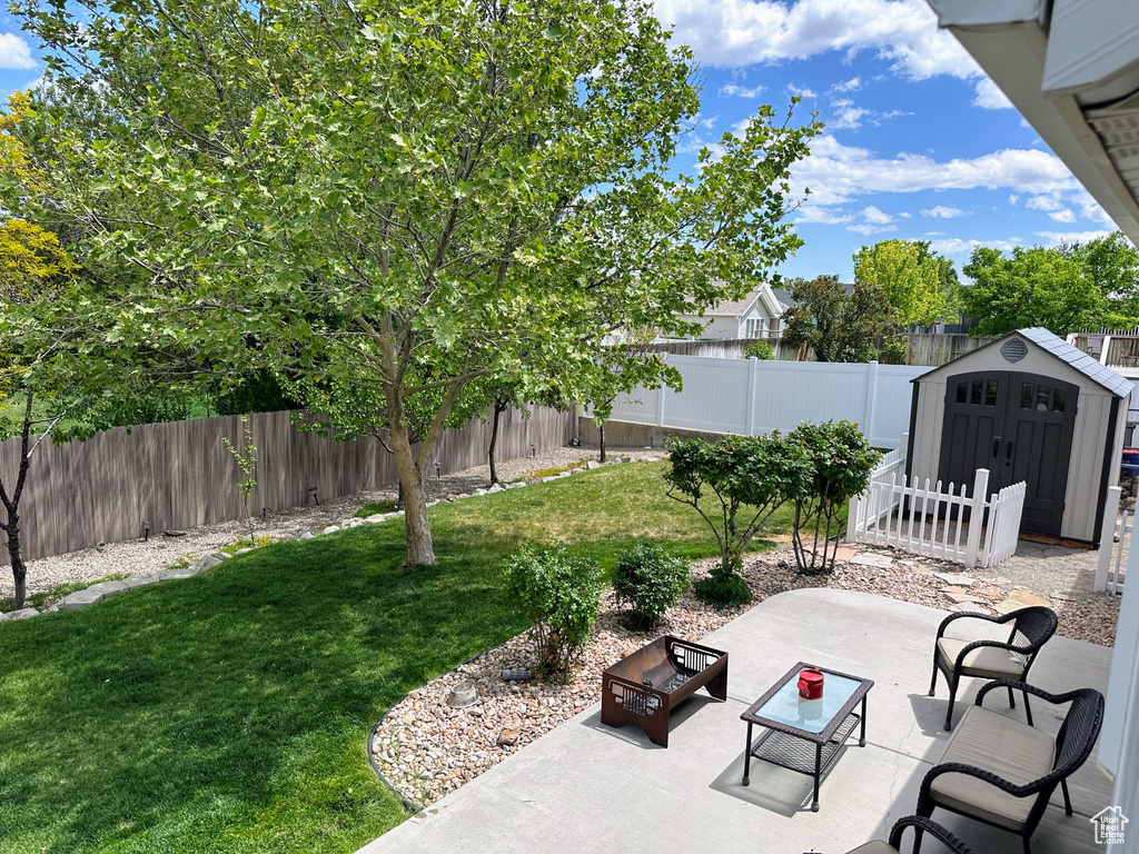 View of patio