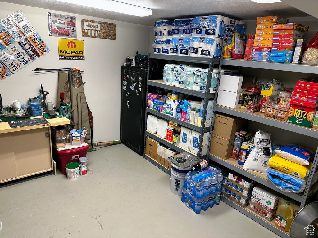 View of storage area