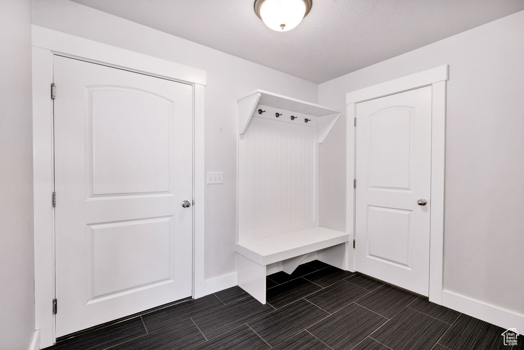 Mudroom with baseboards