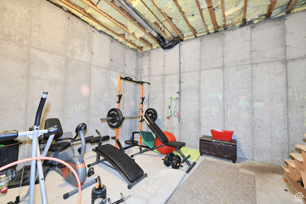 View of workout room