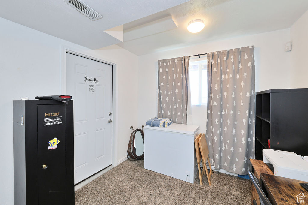 View of carpeted office