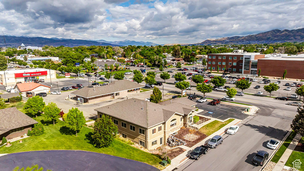 Bird's eye view of mountains
