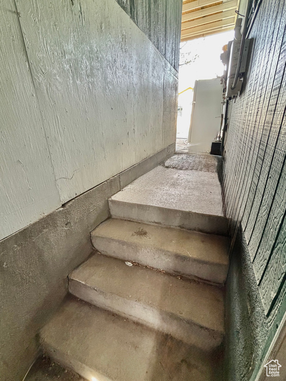 View of stairs