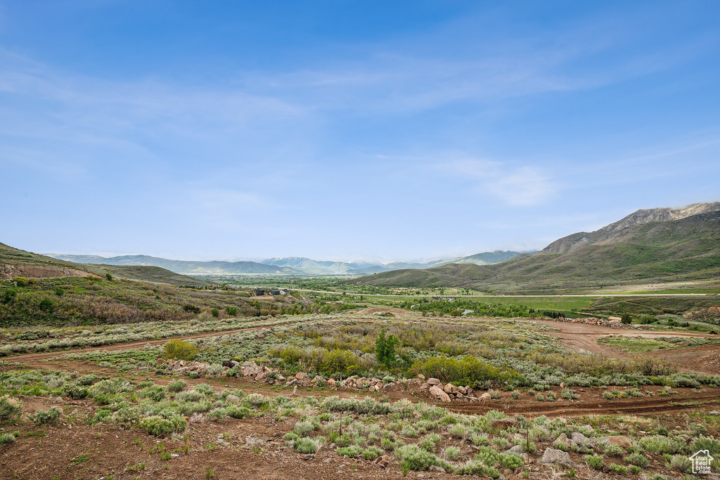 View of mountain backdrop
