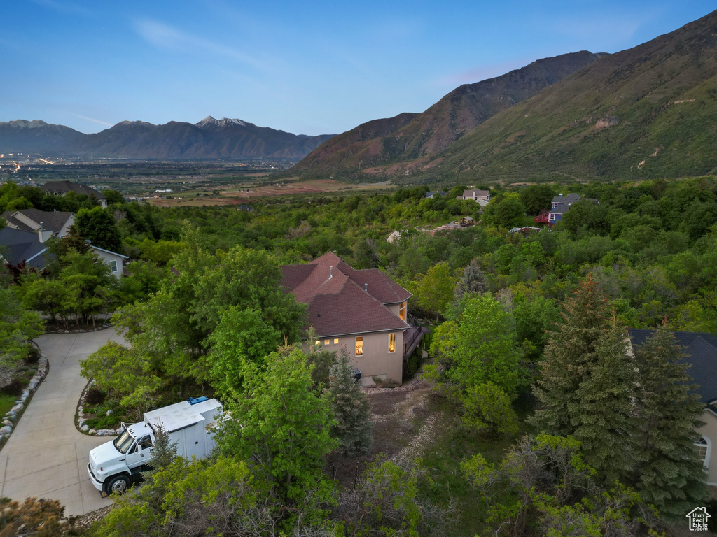 View of mountain backdrop