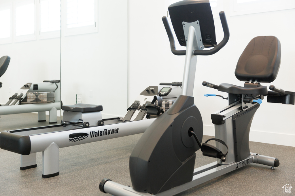 View of exercise room