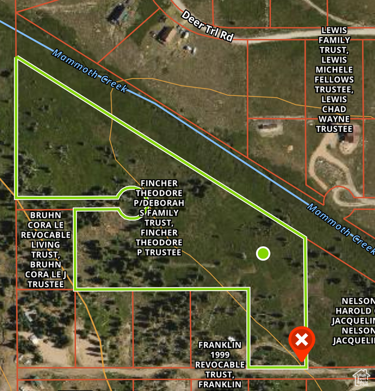 Aerial view of property\'s location