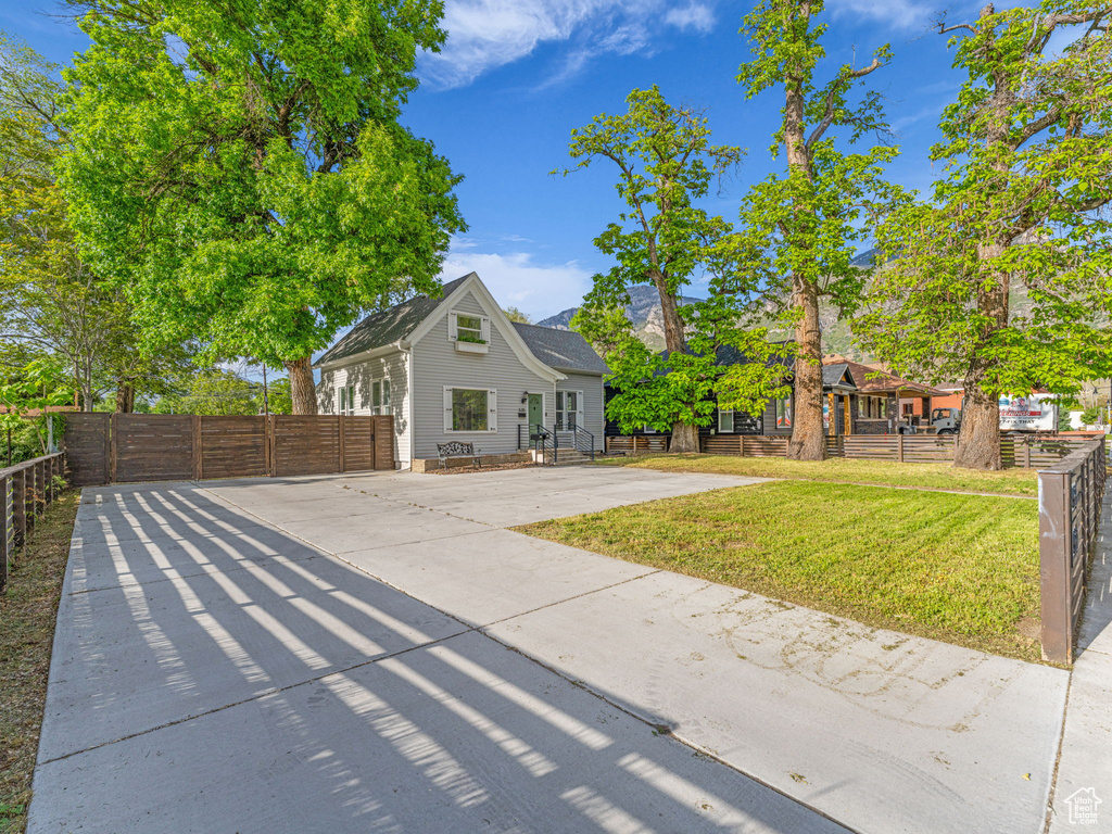 View of rear view of property