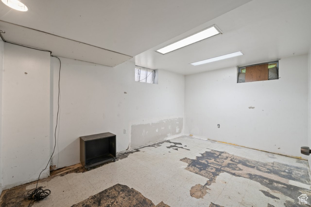 View of basement