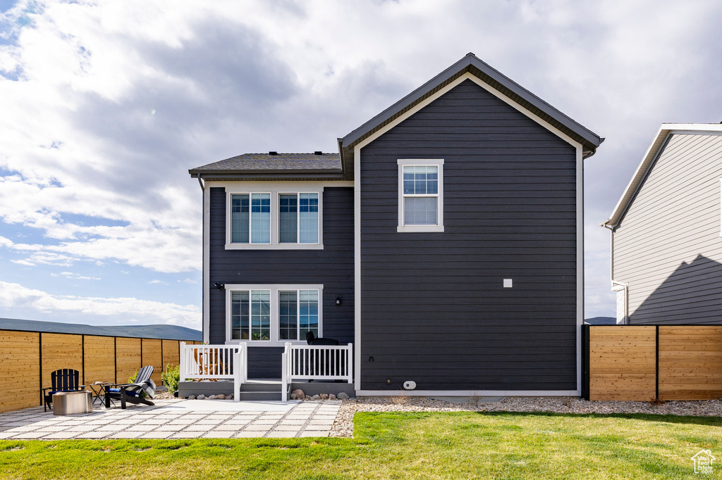 Back of house featuring a patio