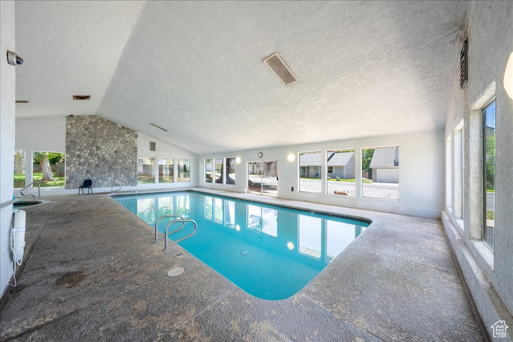 View of indoor pool
