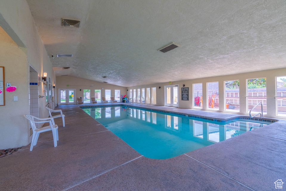 View of indoor pool