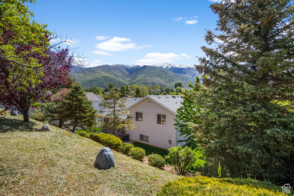 View of mountain backdrop