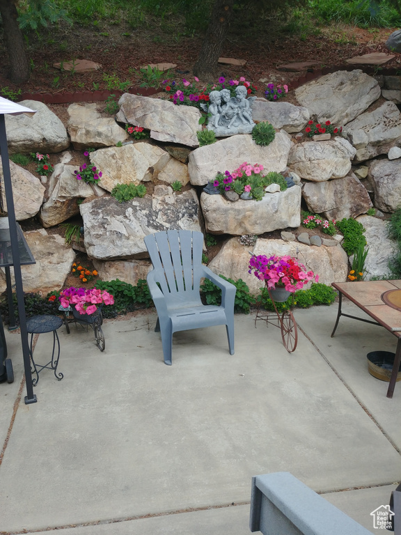 View of patio