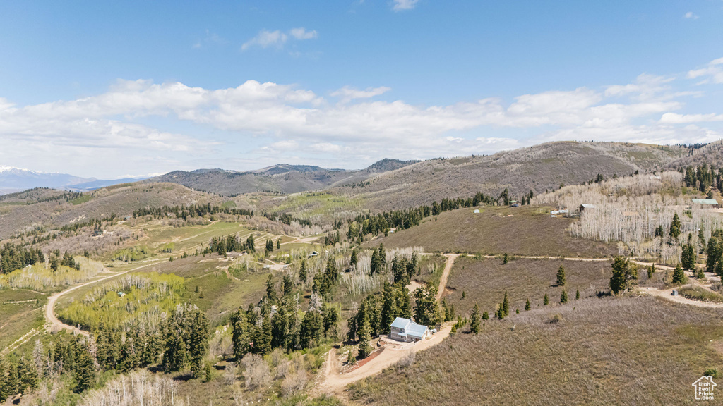 View of mountain background