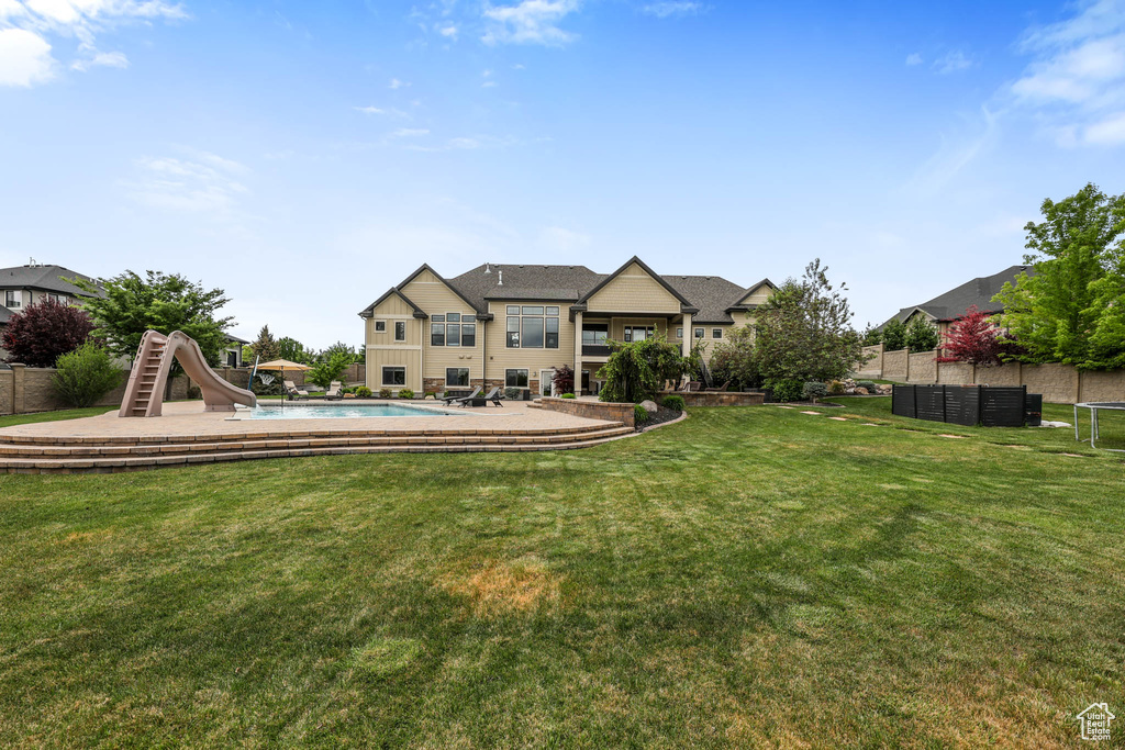 View of back of property