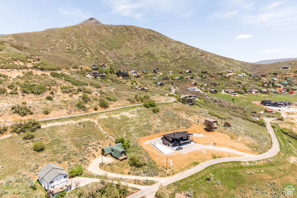 Aerial view of mountains