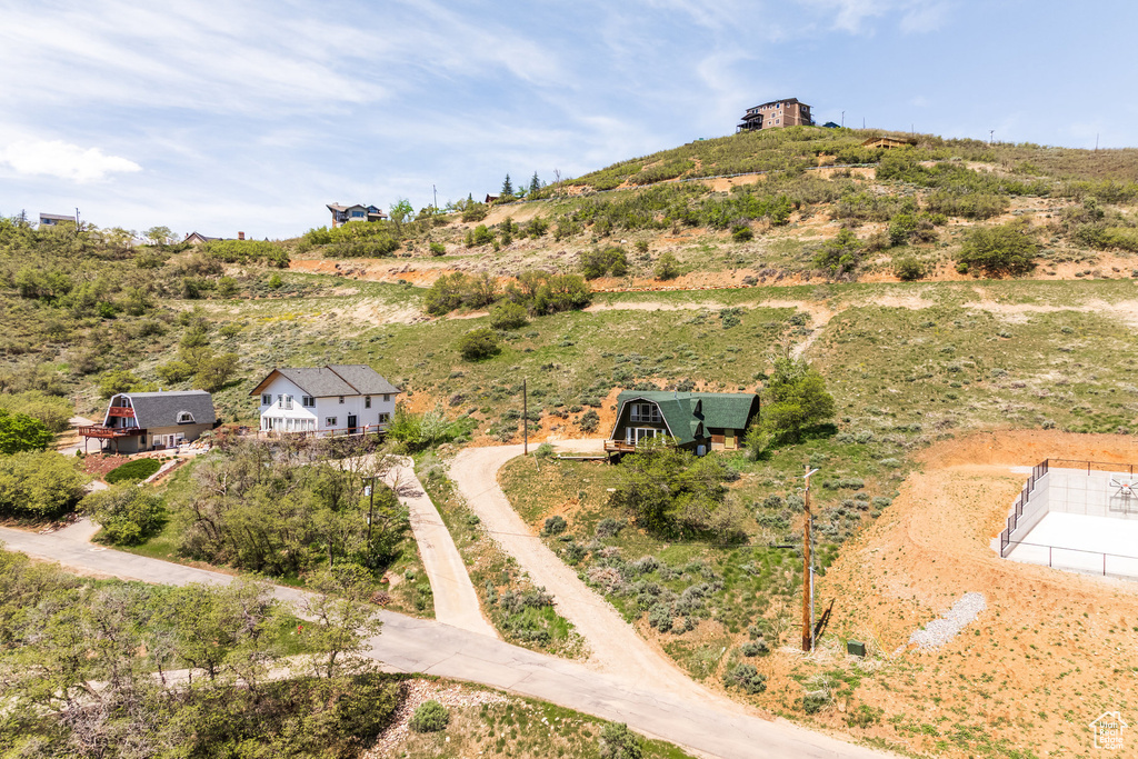 Aerial view of property and surrounding area