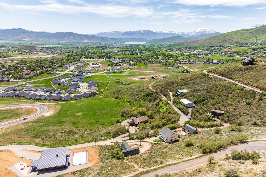 Aerial view of mountains