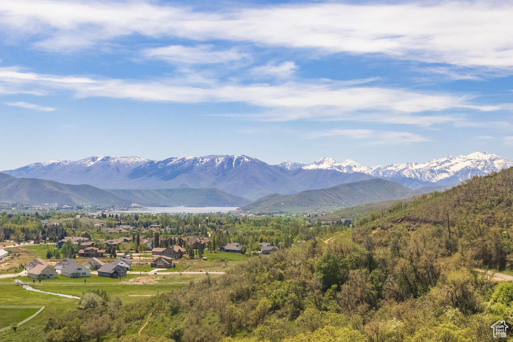 View of mountain backdrop