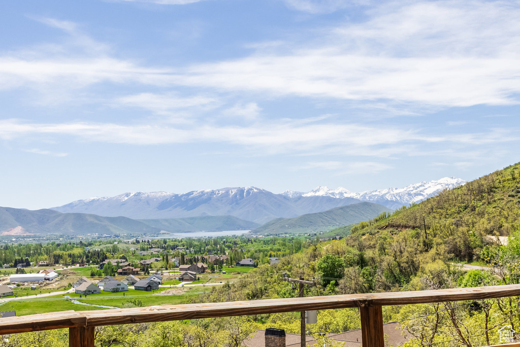 View of mountain backdrop