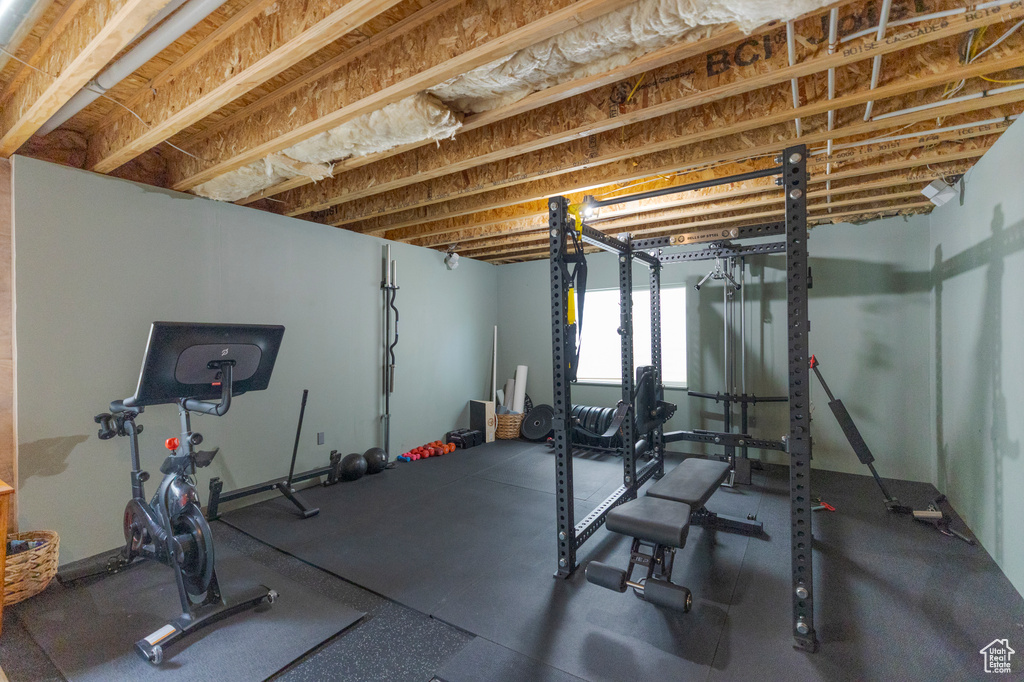 View of workout area