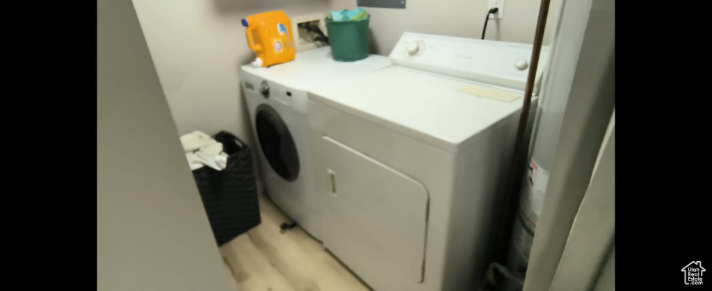 Laundry area with washer and dryer