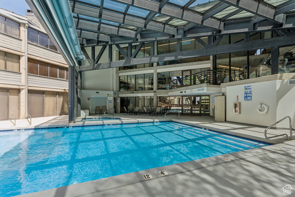 View of indoor pool