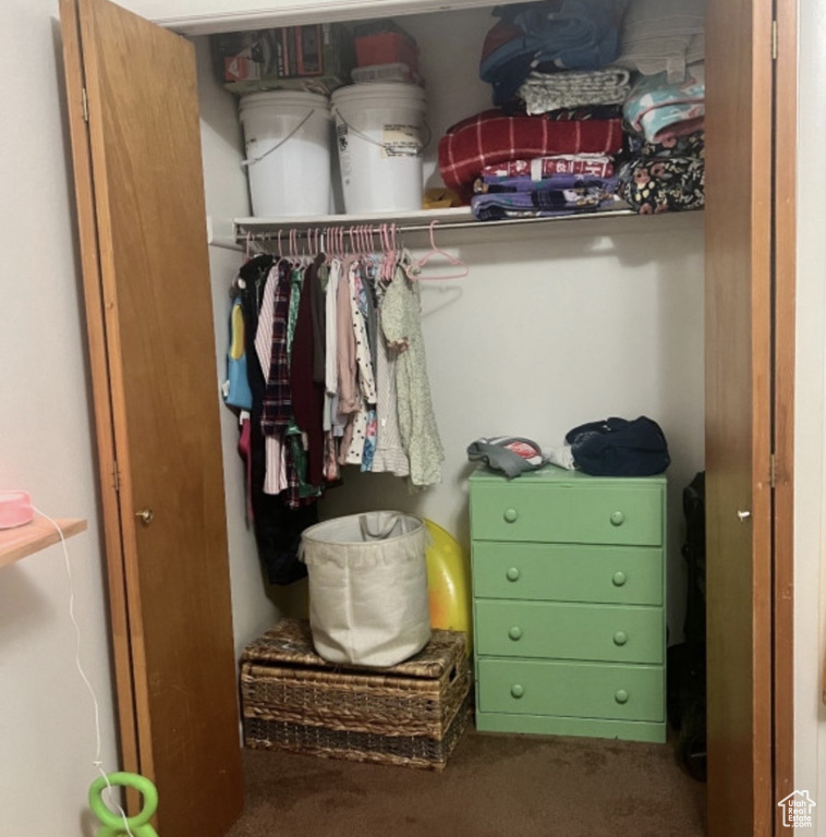 View of closet