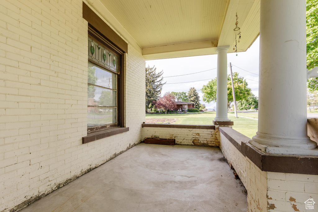 View of porch