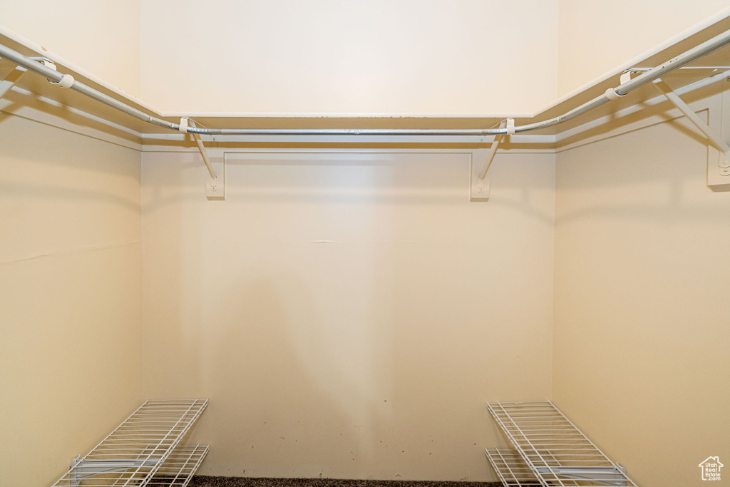 View of spacious closet