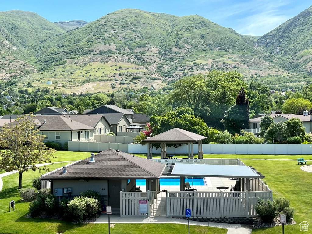 View of mountain backdrop