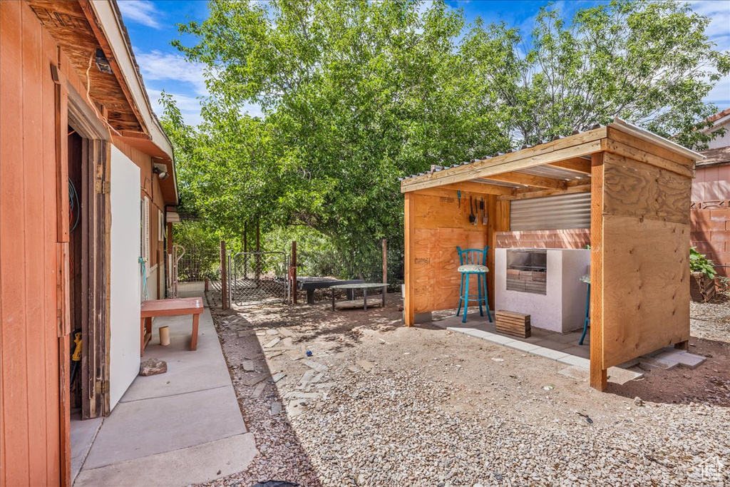 View of patio / terrace with fence