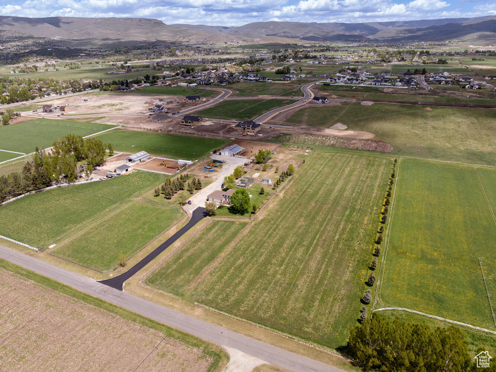 View of property location featuring rural landscape and a mountainous background
