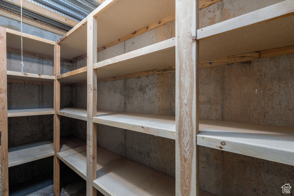 View of storage area