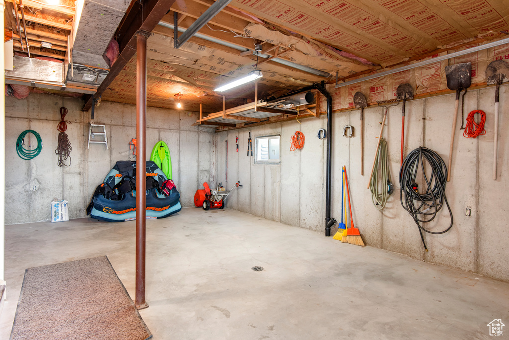 View of basement