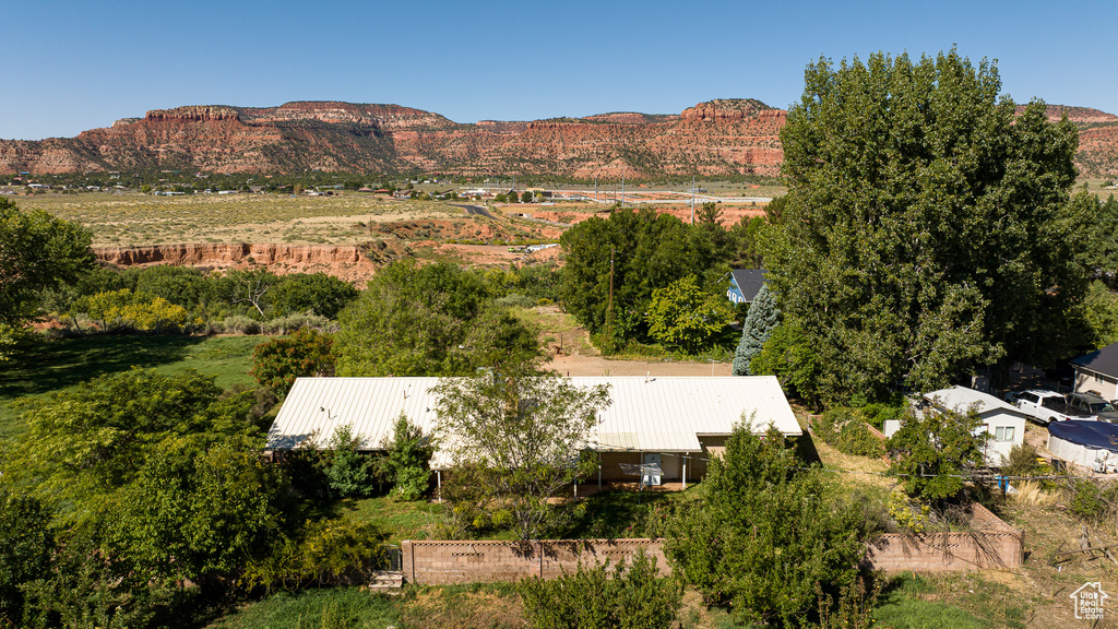 View of mountain background
