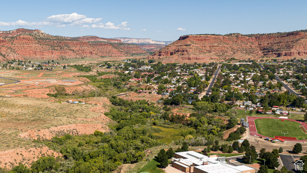 Aerial view of mountains