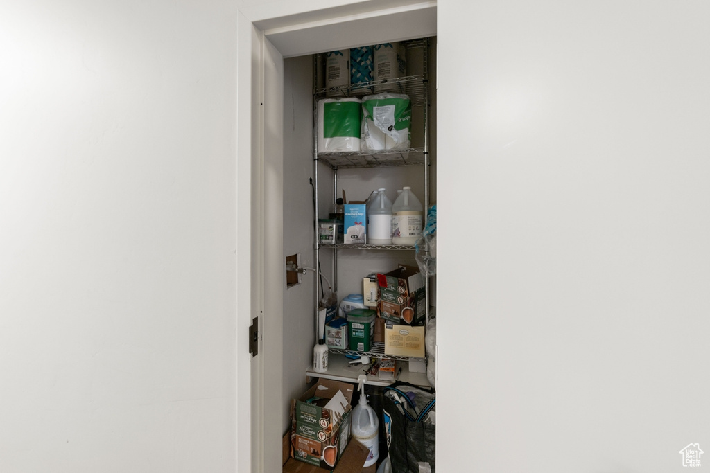 View of storage area